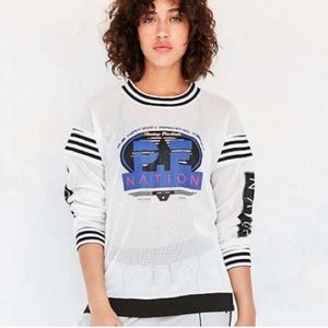 P.E Nation First Track Mesh Sweatshirt